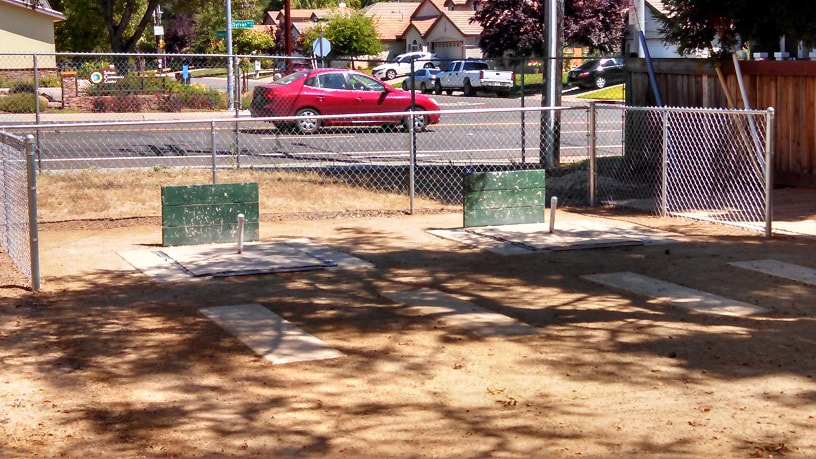 Horseshoe Pits at the Veterans Community Center in Citrus Heights, CA
