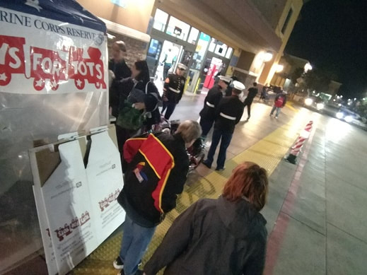 Toys for Tots 2017 at Walmart in Citrus Heights