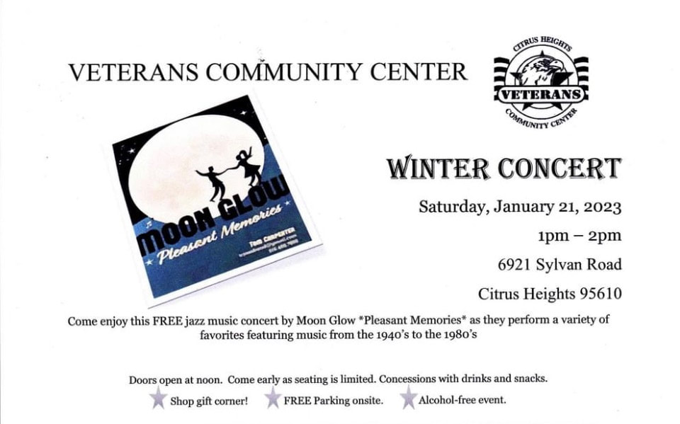 Winter Concert at Veterans Community Center, January 21, 2023